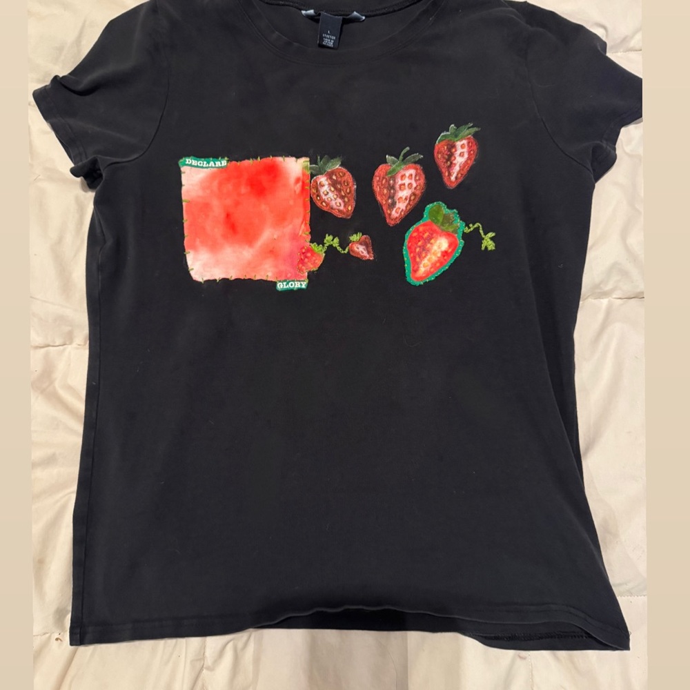 Upcycled Strawberry Fruit Tee